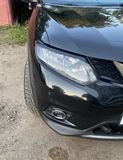 Накладки на передние фары (реснички) Nissan X-trail 2013-2019 (Т32) дорестайлинг