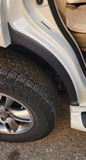 Накладки на кромки задних арок БЕЗ СКОТЧА (вариант 2) Toyota LC Prado 120 2003-2009