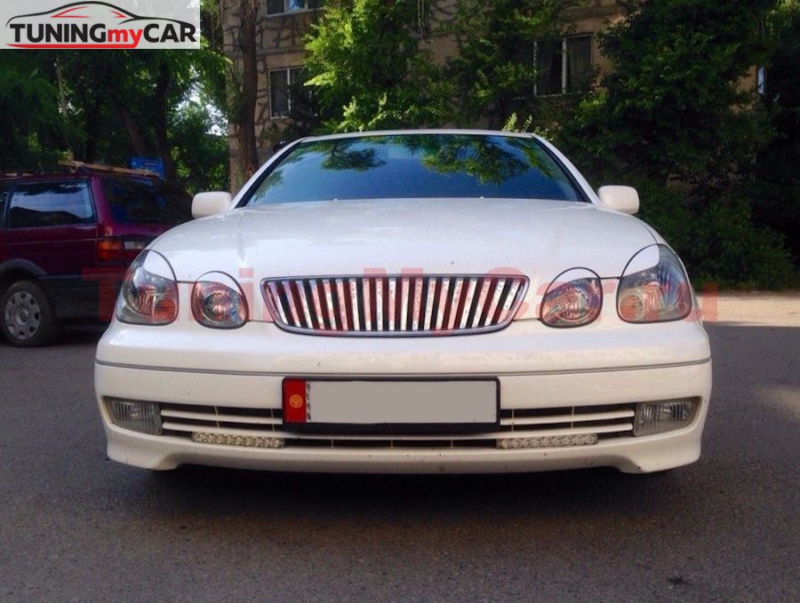Реснички на фары ШИРОКИЕ для Toyota Aristo JZS160 1997-2004