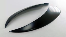 Накладки на передние фары (реснички) для Chevrolet Lanos 2005-2009