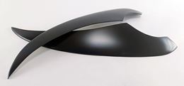 Накладки на передние фары (реснички) для Chevrolet Lanos 2005-2009