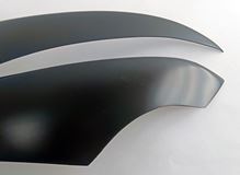 Накладки на передние фары (реснички) для Chevrolet Lanos 2005-2009
