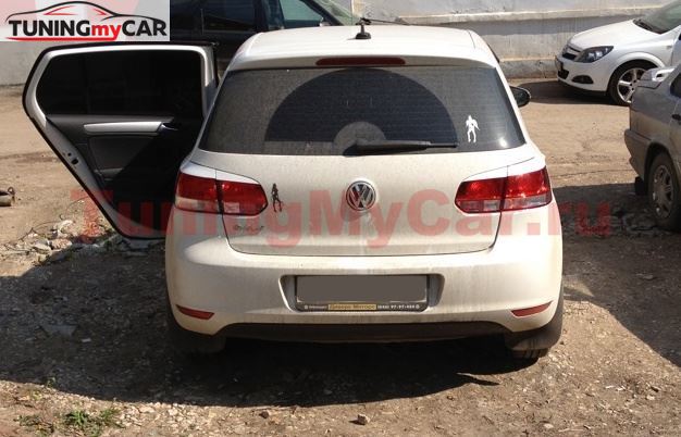 Накладки на задние фонари (реснички) Volkswagen Golf VI 2009-2012