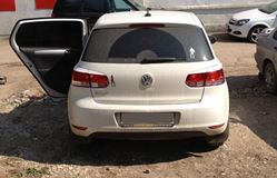 Накладки на задние фонари (реснички) Volkswagen Golf VI 2009-2012