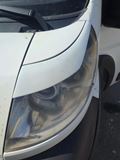 Накладки на передние фары (2 шт) Citroen Jumper (шасси) 2006-2013, Citroen Jumper 2006-2013 (250 кузов)