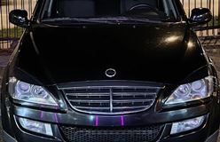 Накладки на фары (реснички) для SsangYong Kyron 2005-2016