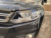 Накладки на передние фары (реснички) для Volkswagen Tiguan 2011-2017