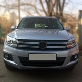 Накладки на передние фары (реснички) для Volkswagen Tiguan 2011-2017
