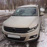 Накладки на передние фары (реснички) для Volkswagen Tiguan 2011-2017