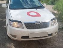 Реснички на фары для Toyota Corolla (правый руль) NZE121 2рестайлинг 2004-2006