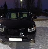 Накладки на фары (реснички) для Hyundai Santa Fe 2007-2012
