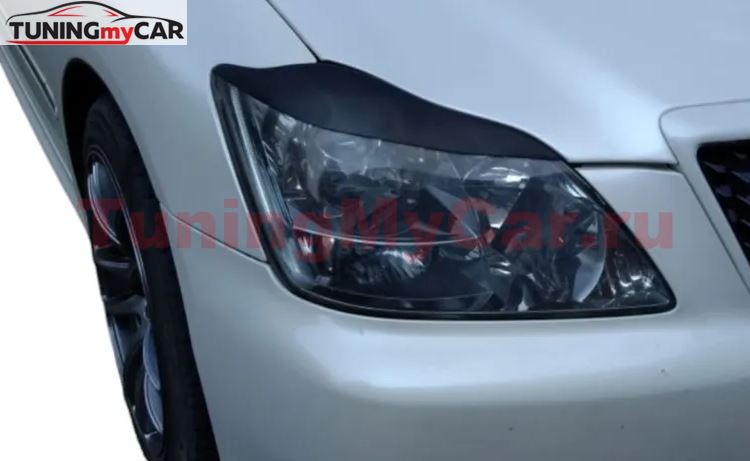 Реснички на фары для Toyota Crown GRS180 2003-2008