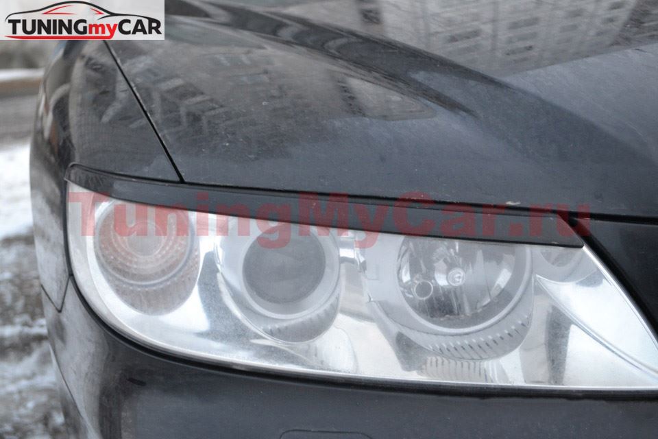 Накладки на фары (реснички) для Hyundai Grandeur 2005-2011
