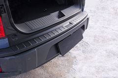 Накладка на задний бампер со скотчем для Haval H3 2024-
