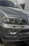 Накладки на фары (реснички) для BMW X5 E53 2003 - 2006
