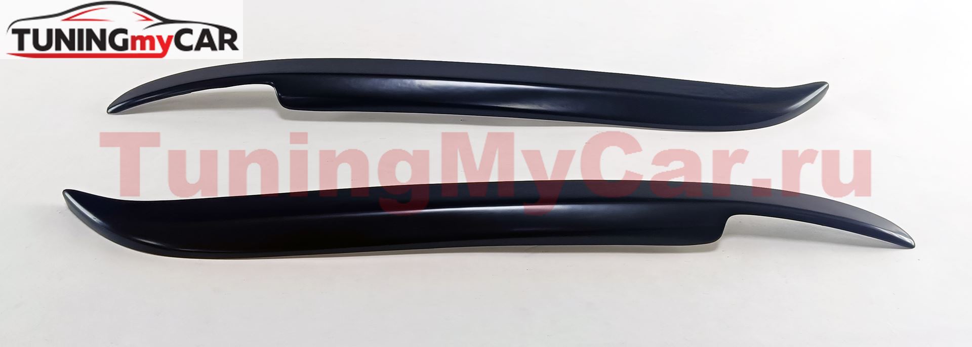 Накладки на передние фары (реснички) для BMW 5 (E39) 2001-2004