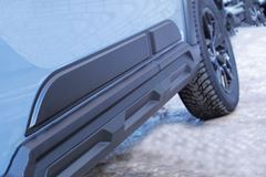 Молдинги на двери Шагрень Со скотчем для Haval H3 2024-