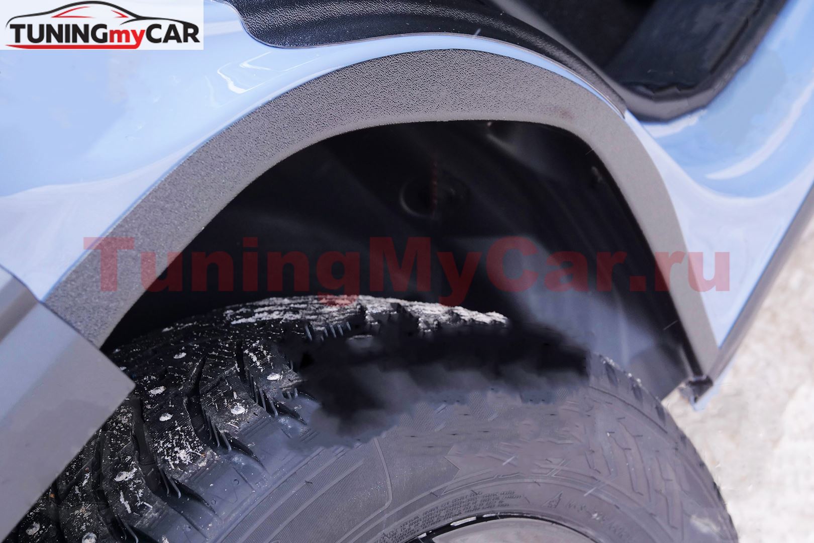Защита задней арки Шагрень Со скотчем 3М Haval H3 2024-