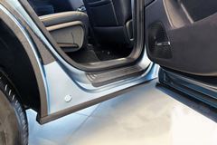 Накладки на внутренние пороги дверей Шагрень для Jaecoo J8 2024-