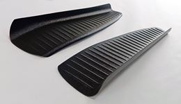 Накладки на внутренние части задних арок БЕЗ СКОТЧА Renault Logan 2004-2010