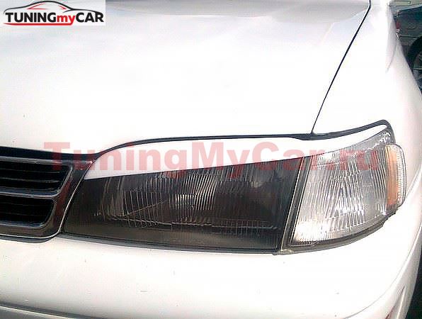 Реснички на фары для Toyota Carina E 1992-1996, Toyota Corona, Caldina ST 190 вариант №1