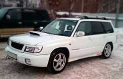Реснички на фары для Subaru Forester SF5 1997-2000 г.в.