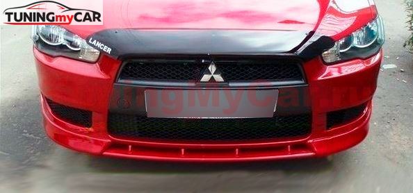 Вставка между "клыками" Mitsubishi Lancer 10