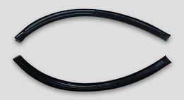 Накладки на внутренние части задних арок (2 шт.) Chevrolet Niva 2002-2008, Chevrolet Niva Bertone 2009-2019, Lada (ВАЗ) Niva 2020-,  Lada (ВАЗ) Niva Travel 2020-