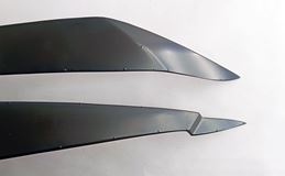 Накладки на фары (реснички) узкие для BMW X5 E70 2007 - 2013