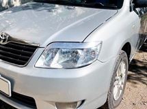 Реснички на фары для Toyota Corolla (правый руль) NZE121 2рестайлинг 2004-2006