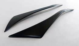 Накладки на передние фары (реснички) для Nissan Almera Classic 2007-2012