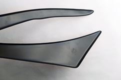 Накладки на передние фары (реснички) для Nissan Almera Classic 2007-2012