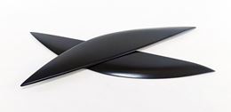 Накладки на передние фары (Реснички) Renault Sandero 2009-2013, Sandero Stepway 2009-2013