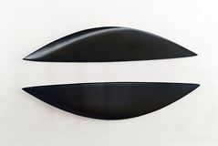 Накладки на передние фары (Реснички) Renault Sandero 2009-2013, Sandero Stepway 2009-2013