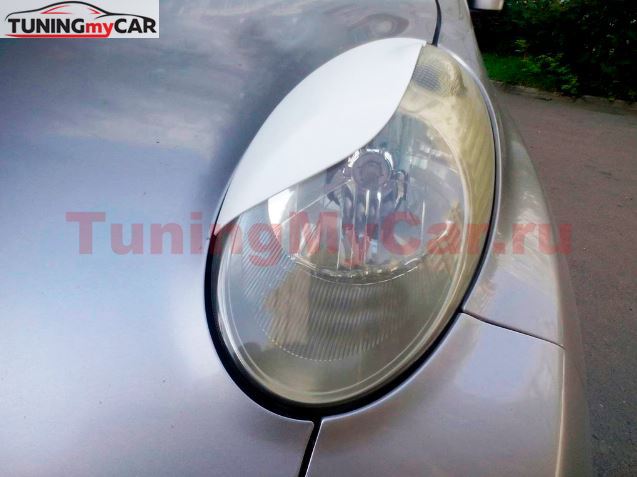 Реснички на фары для Nissan March K12 2002-2010