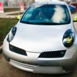 Реснички на фары для Nissan March K12 2002-2010