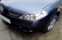 Реснички на фары для Nissan Wingroad WFY11 2001-2005 рестайлинг