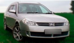 Реснички на фары для Nissan Wingroad WFY11 2001-2005 рестайлинг