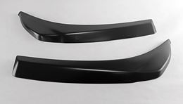 Накладки на передние фары (реснички) Toyota LC 200 2007-2011