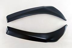 Накладки на передние фары (реснички) Toyota LC 200 2007-2011