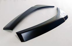 Накладки на передние фары (реснички) Toyota LC 200 2007-2011