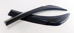Накладки на передние фары (реснички) Toyota LC 200 2007-2011