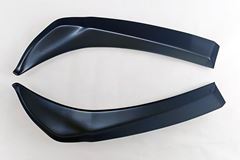 Накладки на передние фары (реснички) Toyota LC 200 2007-2011