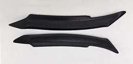 Накладки на передние фары (реснички) Nissan X-trail 2013-2019 (Т32) дорестайлинг