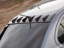 Козырек широкий EVO-style 6 зубьев на крышу Mitsubishi Lancer 10 