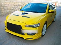 абс ПОДИУМ НОМЕРА в стиле ЭВО для Mitsubishi Lancer 10 2007-2010 дорестайлинг