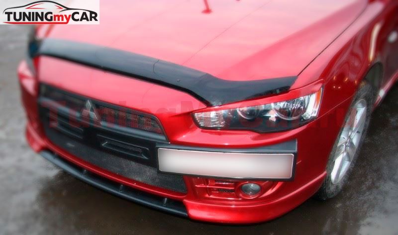 абс ПОДИУМ НОМЕРА в стиле ЭВО для Mitsubishi Lancer 10 2007-2010 дорестайлинг