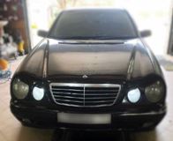 Накладки на фары (реснички) для Mercedes-Benz E-Class 210 1995-2002
