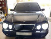 Накладки на фары (реснички) для Mercedes-Benz E-Class 210 1995-2002