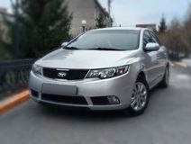 Накладки на передние фары (реснички) Kia Cerato 2008-2013